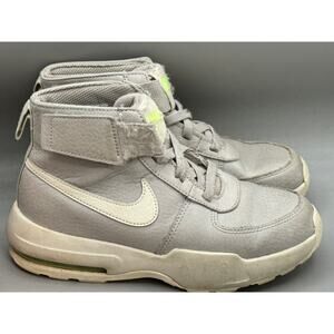 Nike Air Max Goaterra 2.0 Grey Leather Hi Top Boot Sneakers Youth Big Kids 2